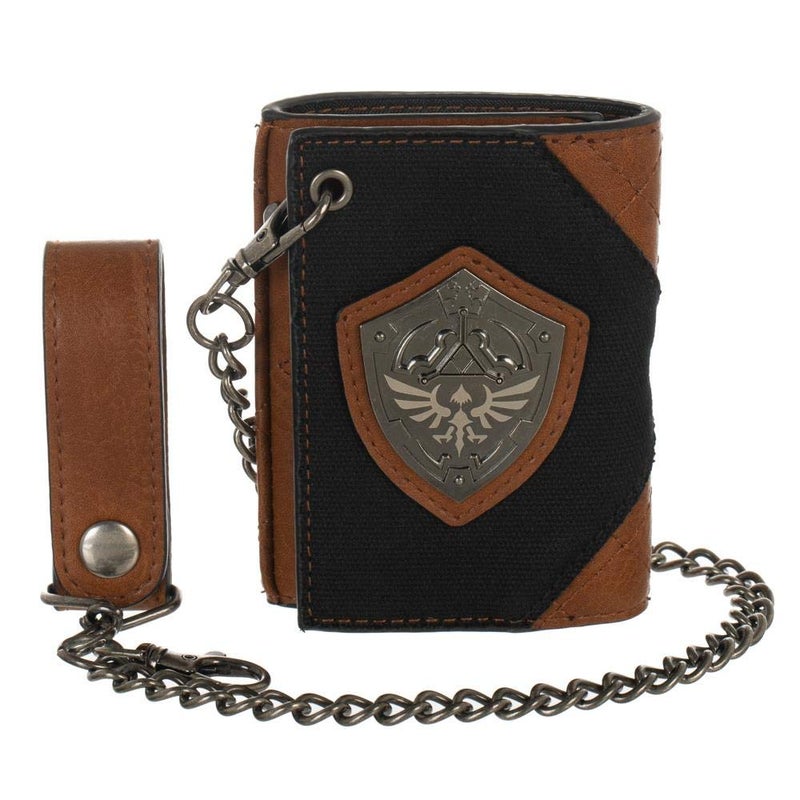 Bioworld Zelda Video Game Hylian Shield PU and Canvas Wallet - Image 5