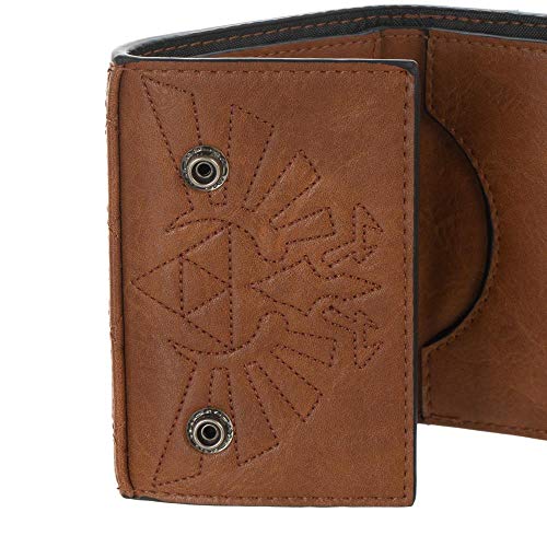 Bioworld Zelda Video Game Hylian Shield PU and Canvas Wallet - Image 4