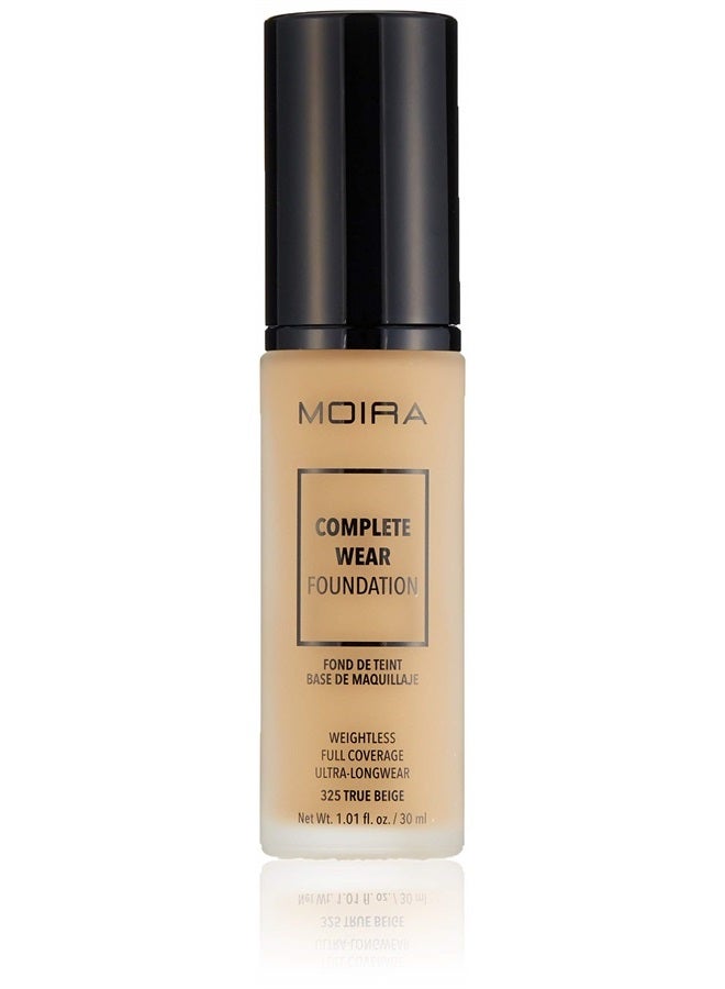 moira Complete Wear Foundation (325, True Beige) - Image 1