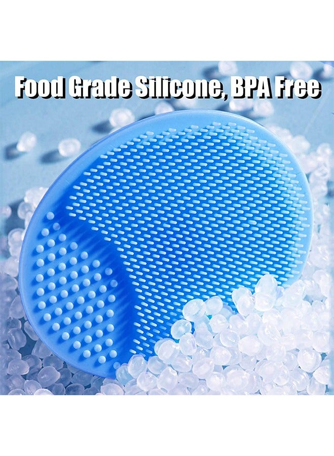 اتش واي فرشاة حمام الطفل ، مقشر تدليك سيليكون كاب المهد | ذا سكين سوهاي بيبي ضروري للبشرة الجافة، الأكزيما (3 قطع) - Image 4