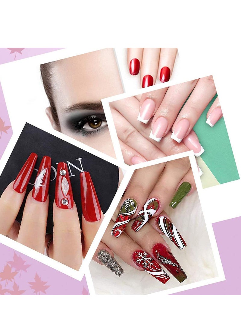 SYOSI Nail Forms, Thick Nail Art Tips Extension Forms, Durable Acrylic Nail Paper Forms for Gel Nail, Nail Former Stickers with Numbers Marked, Professional Liquid Monomer, Set of 200 - Image 5