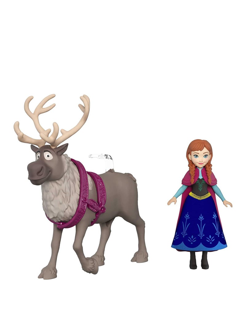 Mattel Games Disney Frozen Small Doll Anna & Sven - Image 2