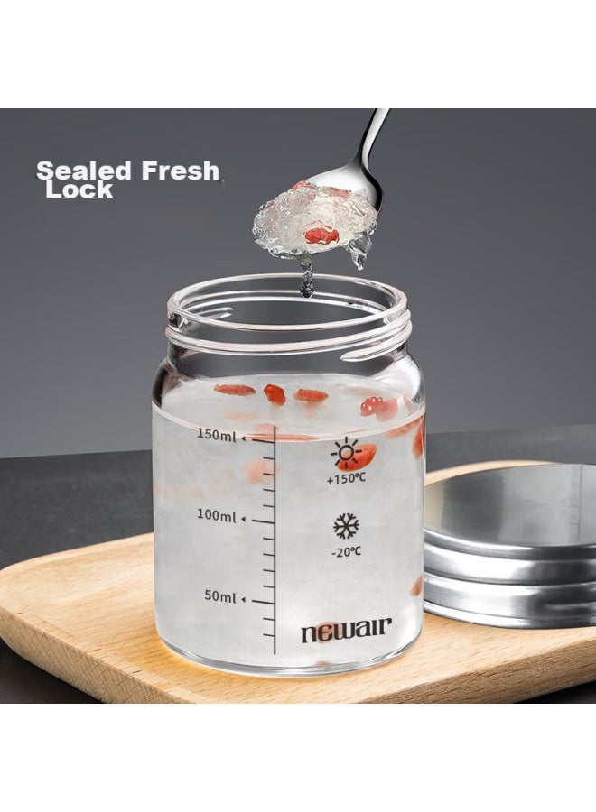 Newair Bird's Nest Dispensing Bottle, Steamable, Heat-resistant, Stew Pot, Glass Cup, Empty Bottle, Household Food-grade, Fish Maw, Small Sealed Jar - Image 1