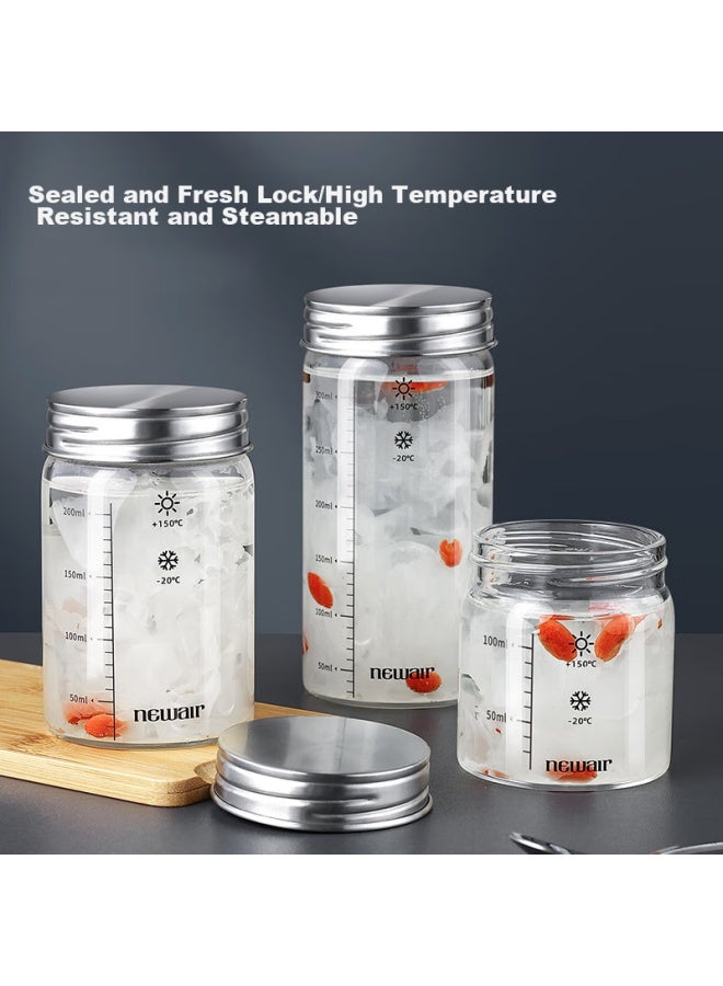 Newair Bird's Nest Dispensing Bottle, Steamable, Heat-resistant, Stew Pot, Glass Cup, Empty Bottle, Household Food-grade, Fish Maw, Small Sealed Jar - Image 5