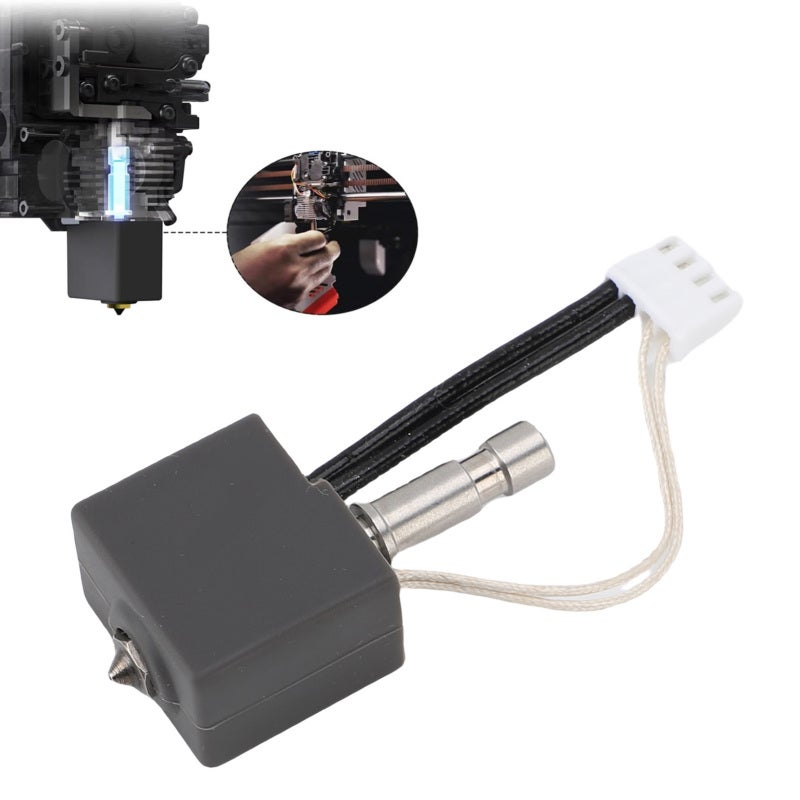 Extruder Hotend Kit for Kobra S1 Hardened Steel Nozzle Hot End with 0.2mm 0.4mm 0.6mm 0.8mm Nozzles 2 Silicone Sleeves - Image 5