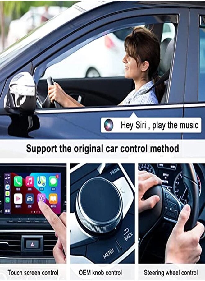 Generic - Wireless CarPlay Adapter,Wireless Carplay Dongle,Plug & Play 5GHz WiFi Online Update,Low Latency,Easy to Install,Support Newest iOS 16 - Image 1