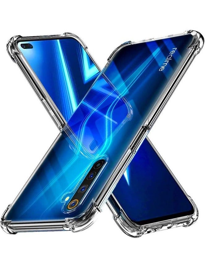 ten.tech Ten Tech Transparent cover with anti-shock corners made of heat-resistant polyurethane for Realme 6 pro – Transparent Oppo - Image 1