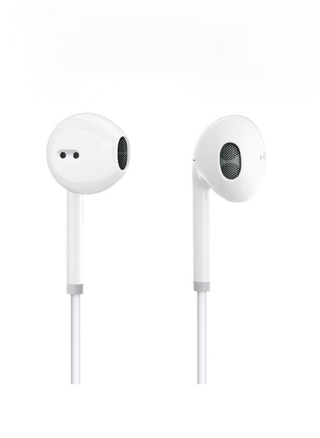 Ocean In-Ear Headphone 3.5mm Wired Earphone for Huawei, with Microphone Headset Noise Isolating Earphones, Suitable for iPad, Xiaomi, Huawei,  Android Mobile Phone, Tablets, Laptops, White  - Image 3