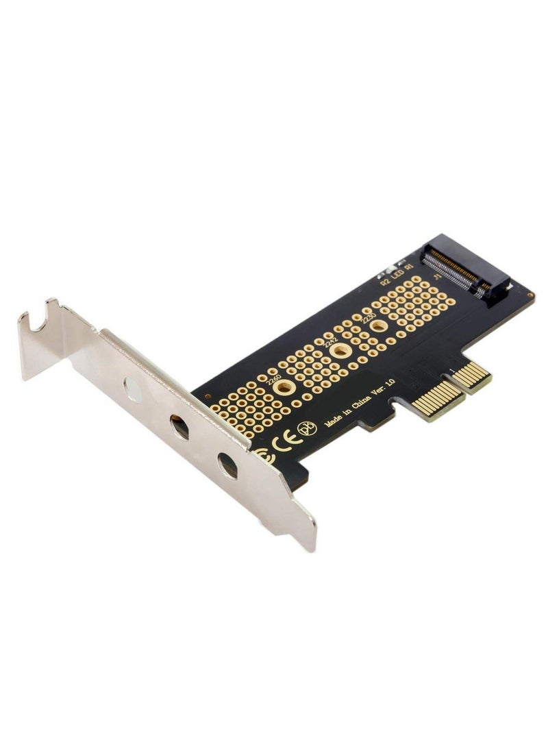 Generic - NVMe PCIe Adapter, PCI-E 4.0 M.2 SSD Adapter NVMe to PCIe Card AHCI PCI Card NVMe Expansion Card M.2 to PCI-E PCI-E SSD Mount High-Speed NVMe Card M.2 Adapter Low Profile PCI-E 4.0 SSD Card - Image 1