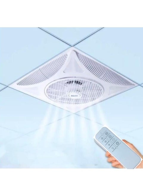 14" Embedded Ceiling Fan-lamp High Air Flow with Remote Control