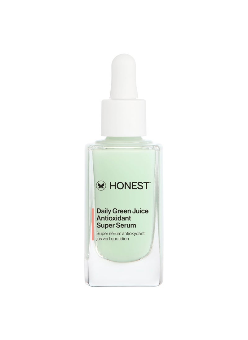 Honest Beauty - Honest Beauty Daily Green Juice Antioxidant Super Serum | Improves Skin Tone + Texture | Niacinamide + Hyaluronic Acid | Vegan + Cruelty Free | 1 fl oz - Image 1