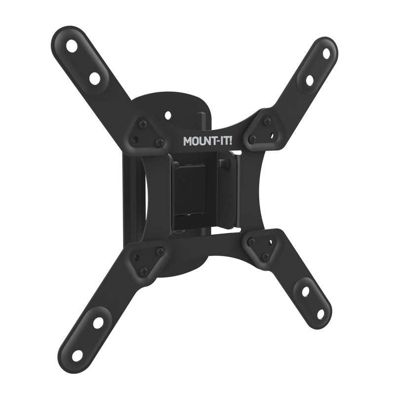Mount-It! TV Wall Mount for Small to Mid Size TVs, Fits 32 to 50 Inch Screens, 75 100 200 mm VESA Compatible, Low-Profile Slim Design with Tilting and Swivel Motion, 44lb Capacity - Image 1