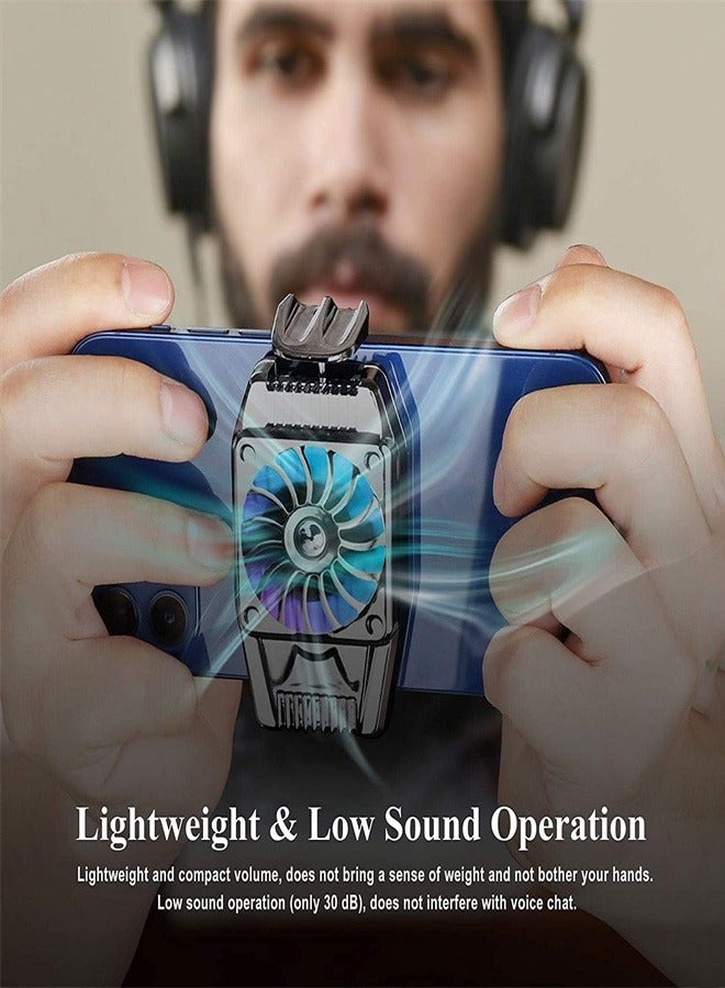 Universal Portable Gaming Cooler, Lightweight Phone Cooling Fan, Quiet Fan, Fast Cooling, Suitable for Samsung iPhone Android  - Image 5