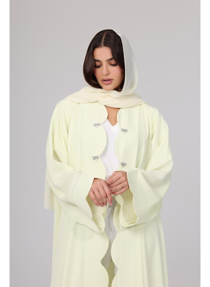 اكسا عباية دائرية ملونة كاجوال - Image 3