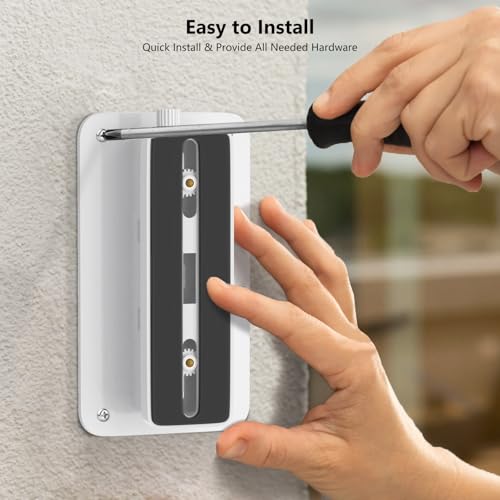 CaGuan Adjustable Doorbell Mount (30°to 145°) for Google Nest Doorbell Wired-2nd Gen, Google Nest Hello Door Bell, Door Bell Wedge Mount for Apartment, No Drill-White - Image 5
