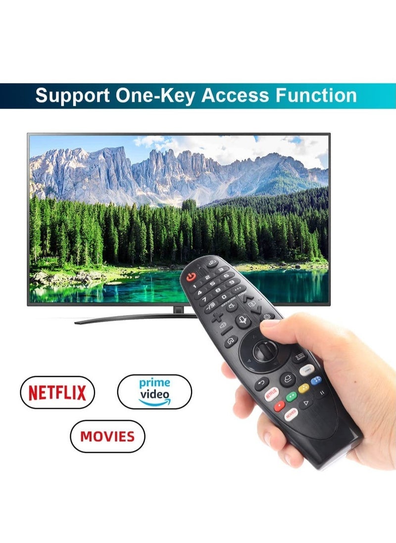 Universal Remote Control for All LG Magic OLED NanoCell 4K UHD LCD LED HDR 3D Smart Series TV with Netflix Prime Video Buttons
