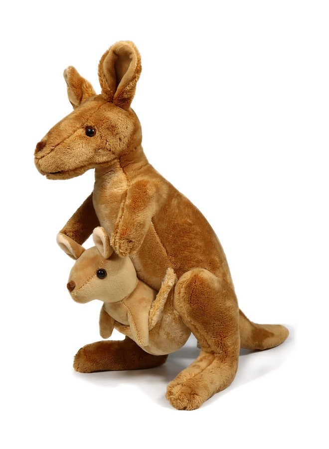 Ice King Bear Kangaroo Stuffed Animal With Removable Joey Plush Toy,12 Inches - Image 1