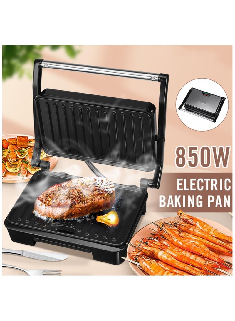 سوكاني شواية كهربائية داخلية سوكاني SK-223 بقوة 850 واط مع ألواح غير لاصقة ومقبض بارد الملمس - 220 فولت - Image 2