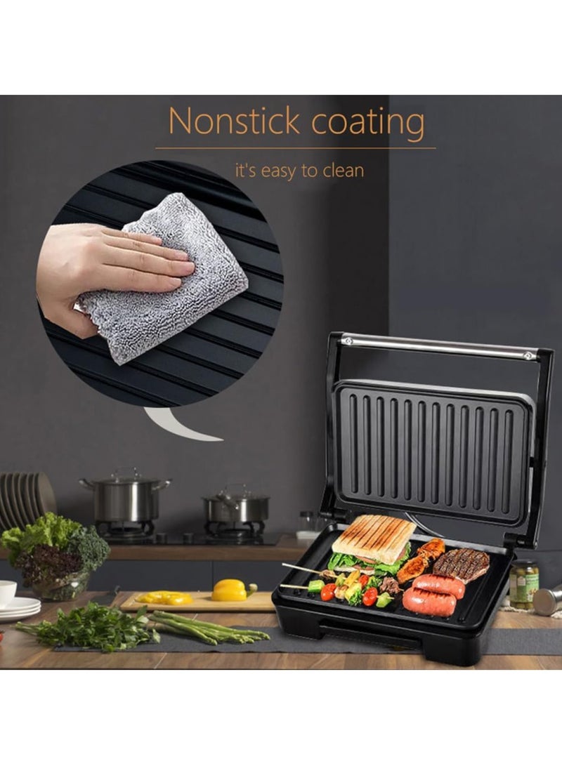 سوكاني شواية كهربائية داخلية سوكاني SK-223 بقوة 850 واط مع ألواح غير لاصقة ومقبض بارد الملمس - 220 فولت - Image 3