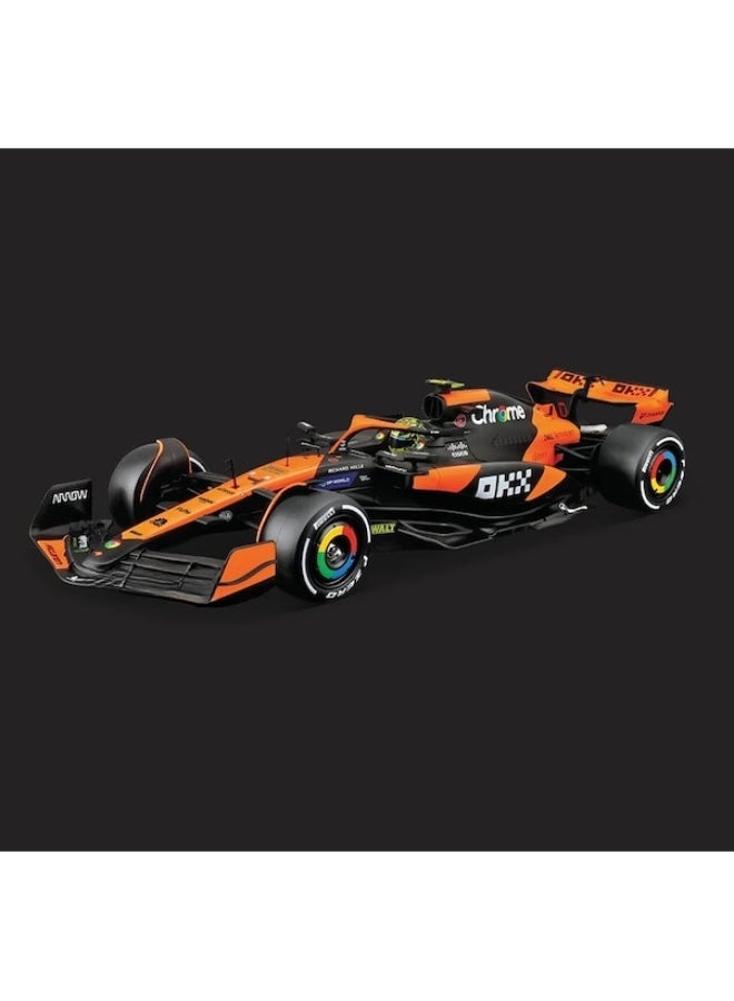 McLaren F1 MCL38 Miami No. 81 hardcover, simulated alloy car model acrylic - Image 4