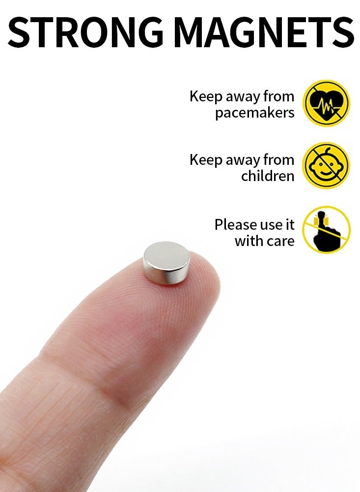 100pcs Super Powerful Neodymium Magnet Round 0.24X0.12 inch N35 Strong Permanent Magnetic Small NdFeB Refrigerator Magnets 6x3mm  - Image 2
