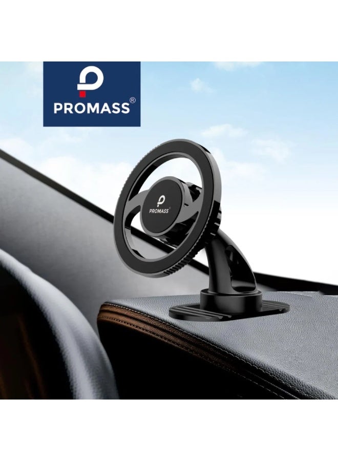 PROMASS 2-in-1 Magnetic Phone Mount Air Vent Clip & Adhesive Base Holder  Strong Magnet for Car Home & Office Universal for iPhone & Android - Image 2