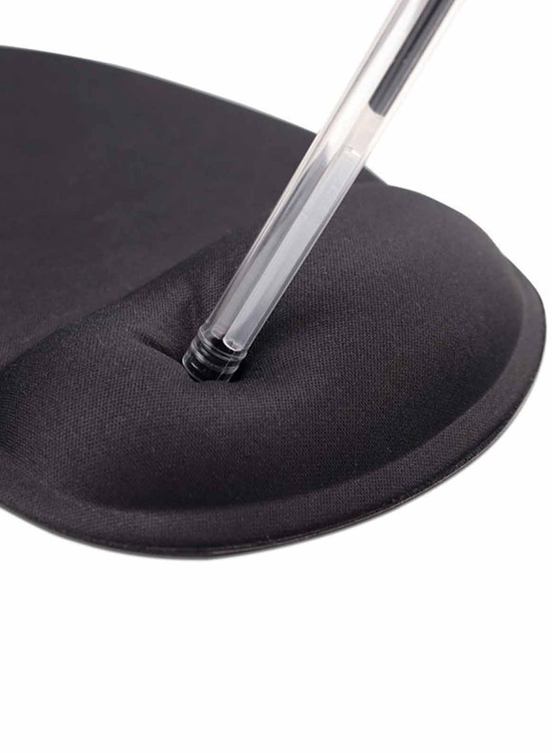 Ergonomic Mouse Pad with Wrist Rest Support Gel Mousepad, Black - Image 3