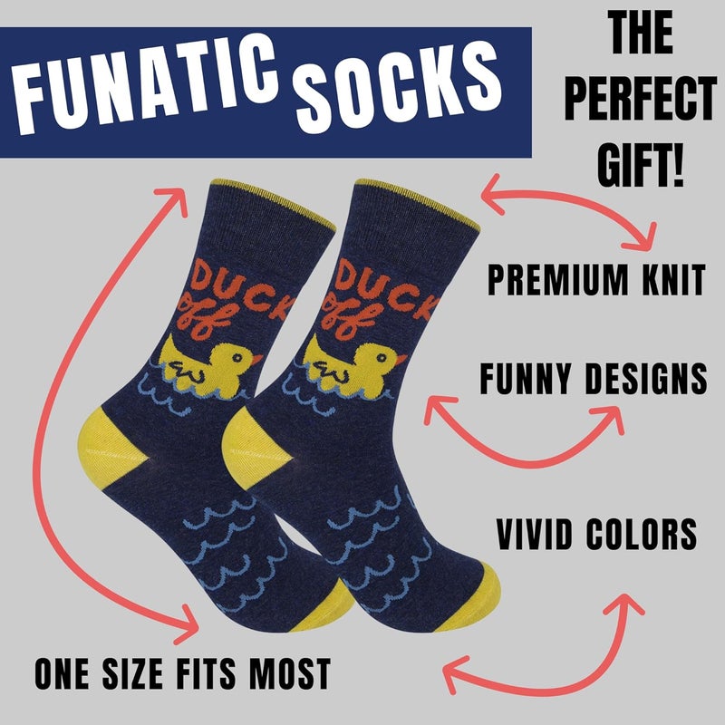 FUNATIC Store Funny and Crazy Socks with Sayings - Novelty Gifts for Men, Women, Teens - Image 2