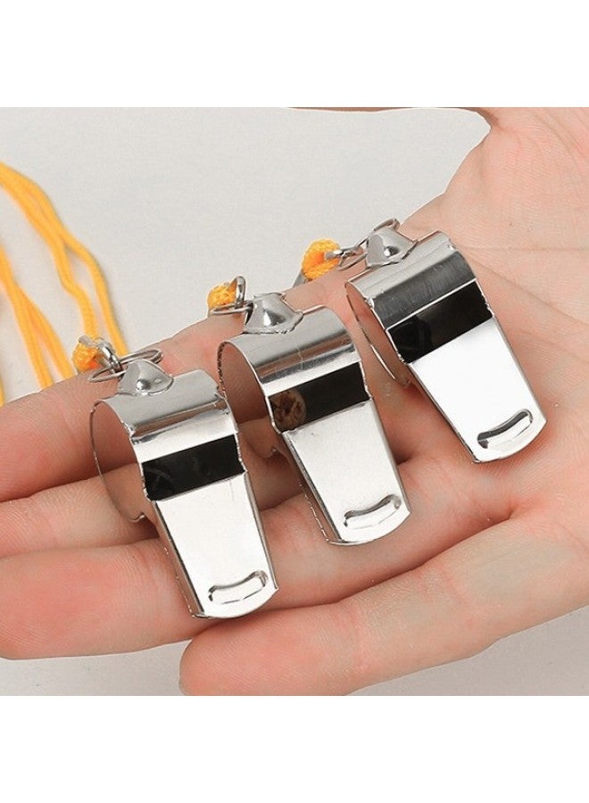 Generic Whistle Outdoor Survival Referee PE Teacher Special Treble Basketball Training Coach Professional Life-saving Whistle-Color:Whistle [one Set] - Image 3