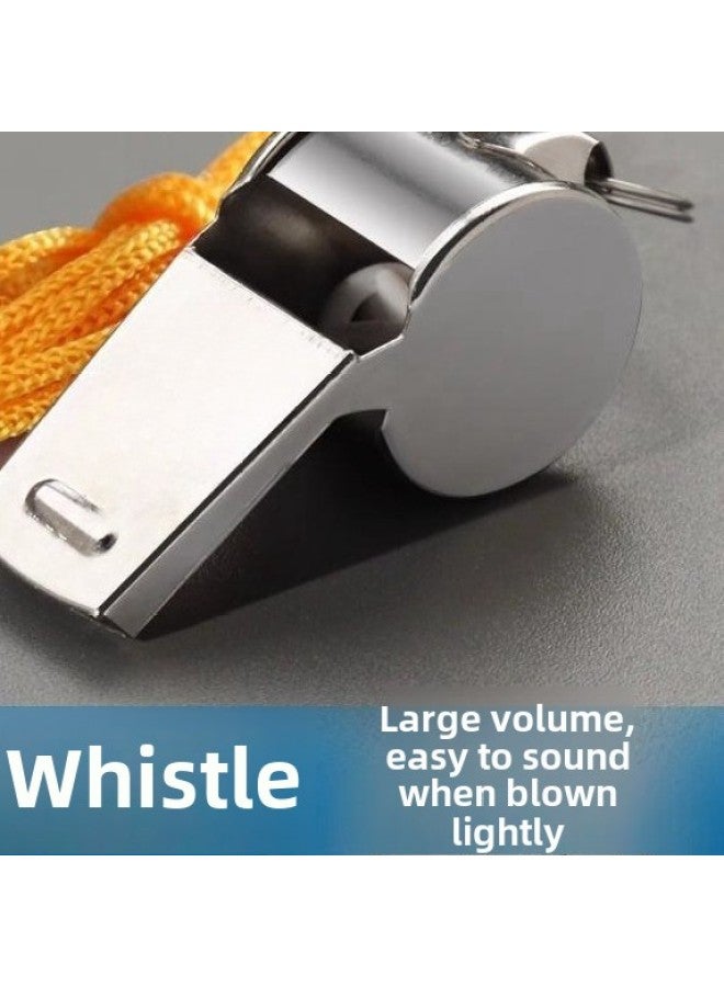 Generic Whistle Outdoor Survival Referee PE Teacher Special Treble Basketball Training Coach Professional Life-saving Whistle-Color:Whistle [one Set] - Image 4