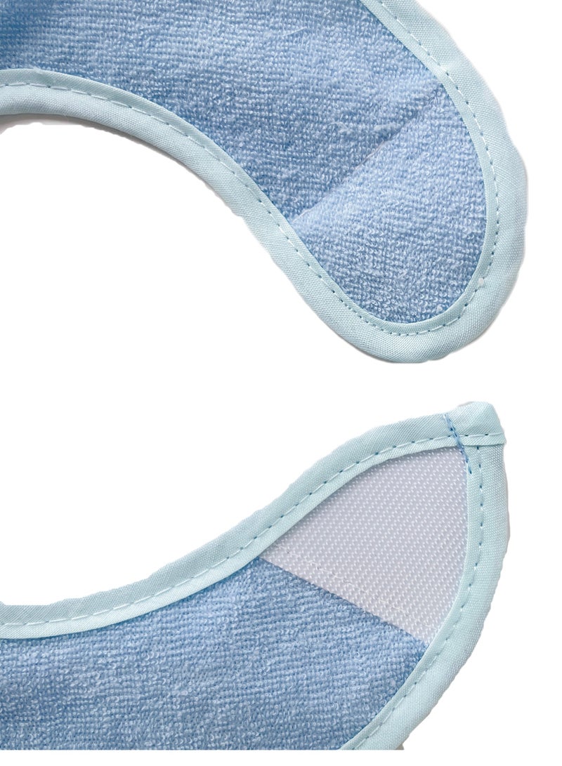 amchi baby Pack of 3 Bibs Soft Washable Adjustable 0+ months - Image 4