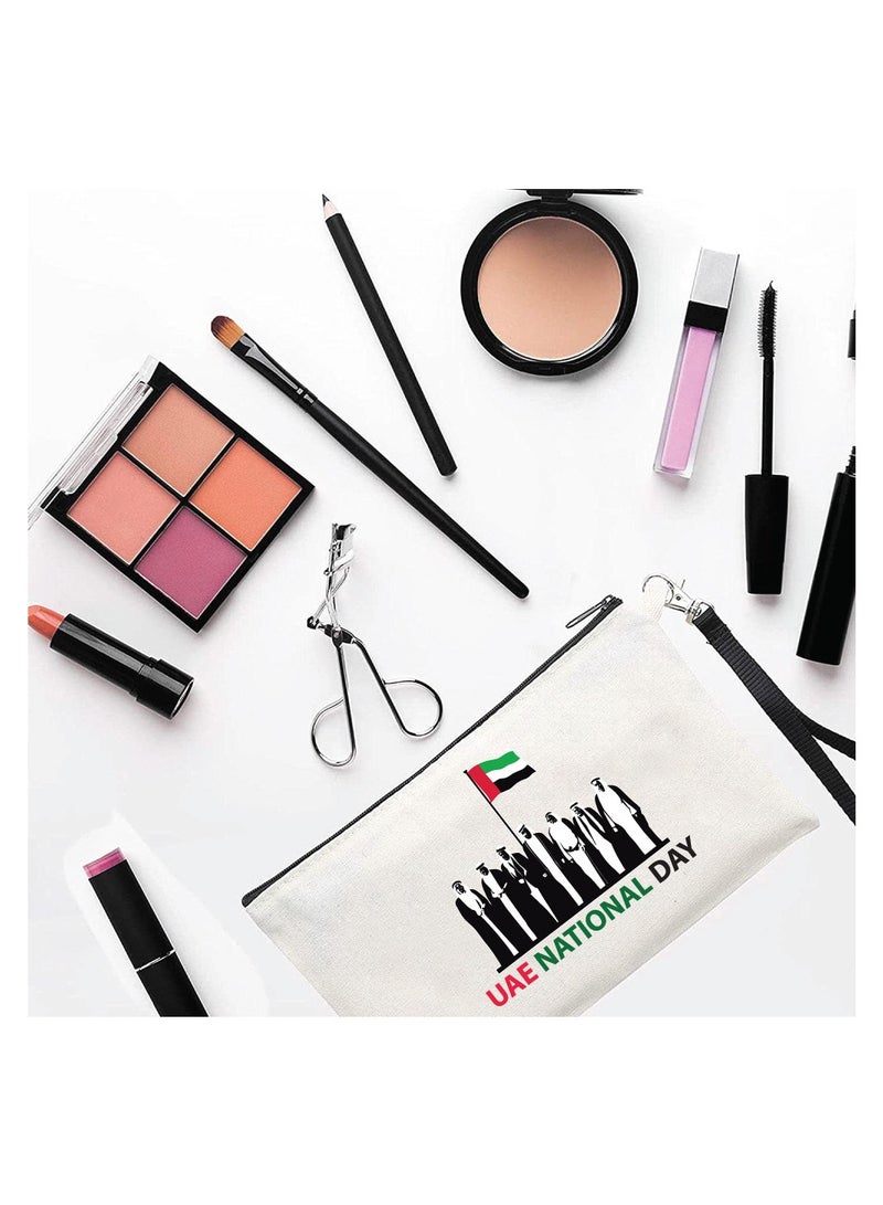 UAE National Day Cosmetic Bag Full Zipper Pouch - Celebrate UAE National Day Gift for Woman - Image 2