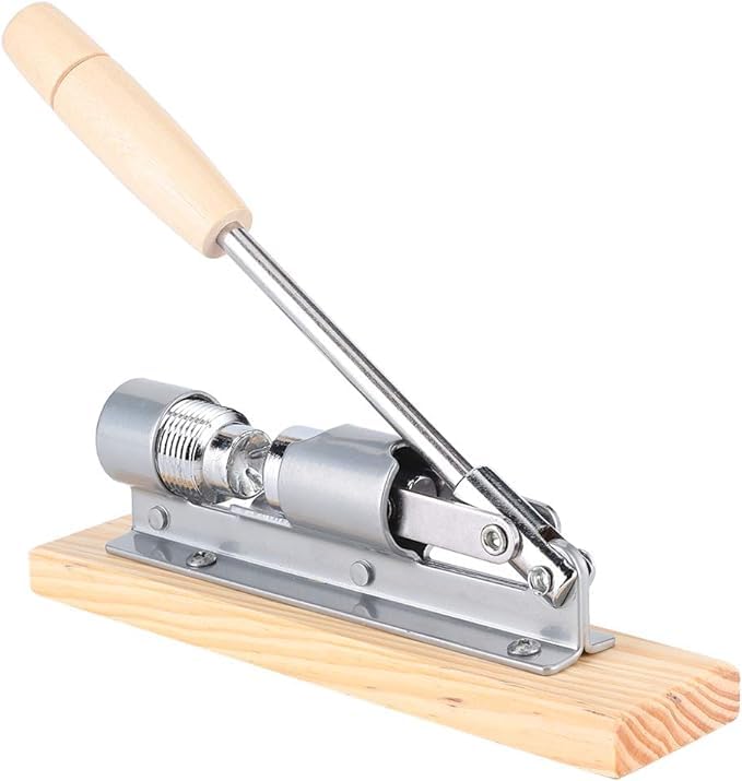 Toriox Nutcracker Heavy Duty Nut Cracker Pecan Cracker Walnut Cracker Plier Opener Tool Desktop Wood Base Handle Pecan Nut Cracker Opener Tool for Walnuts Pecans Hazelnuts