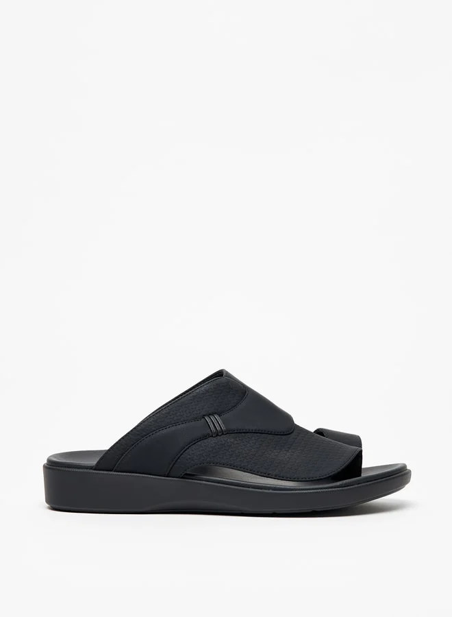 LBL by Shoexpress Men's Textured Slip-On Arabic Sandals