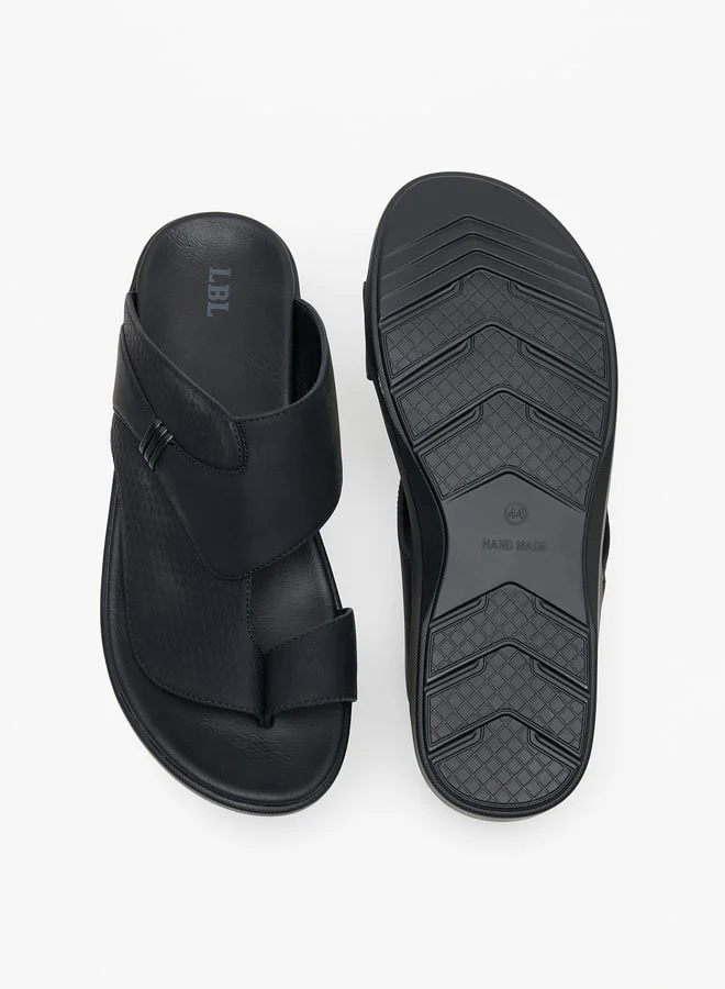 LBL by Shoexpress Men's Textured Slip-On Arabic Sandals