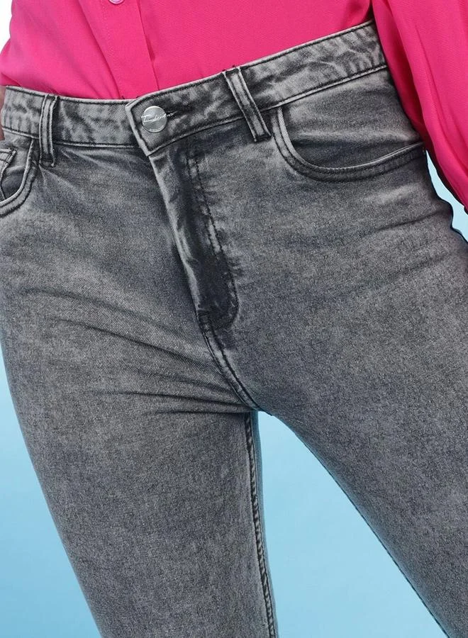 Freehand  Freehand Women Grey High Rise Skinny Jeans for Women | Best Price UAE
