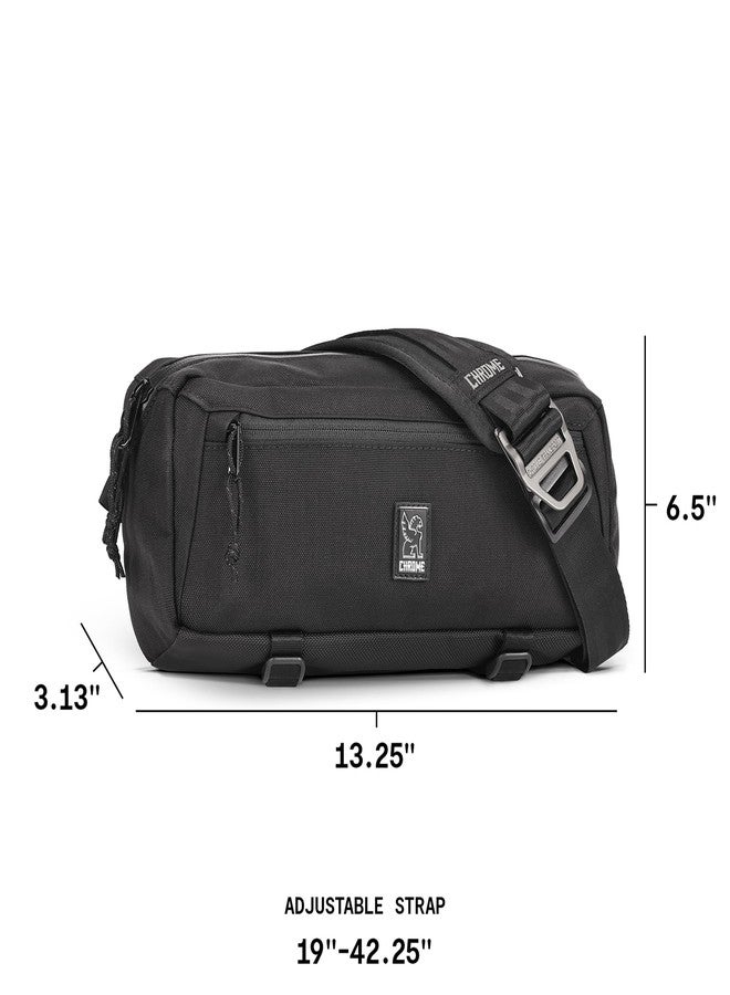 كروم حقيبة كتف صغيرة من كروم إندستريز - حقيبة كروسبودي مقاومة للماء للنساء والرجال مع حزام قابل للتعديل والتبديل - 5 لتر، أسود - Image 2