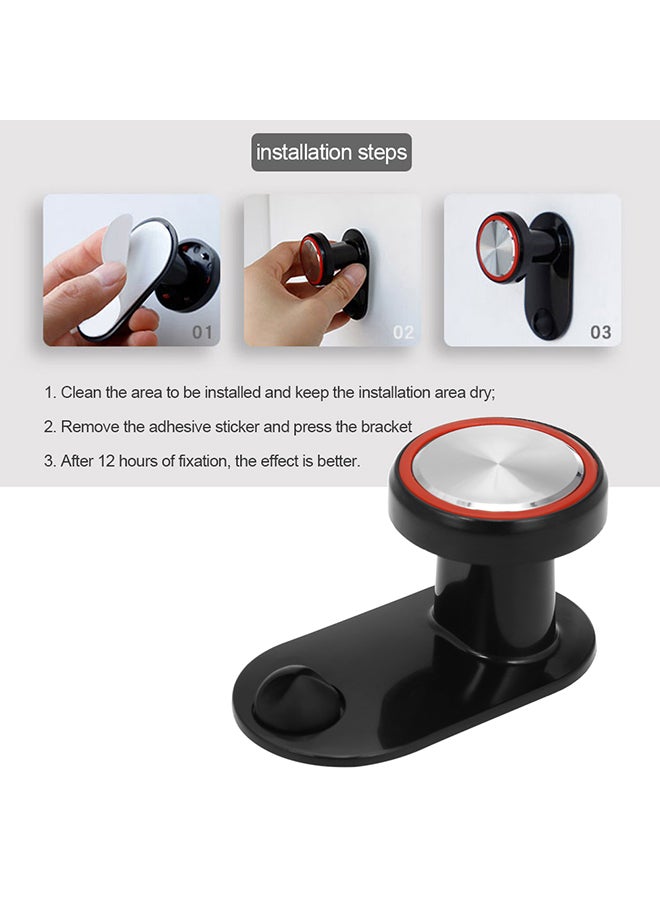 اليشمك حامل لسماعات الرأس بتصميم يغطي الأذن أسود - Image 3