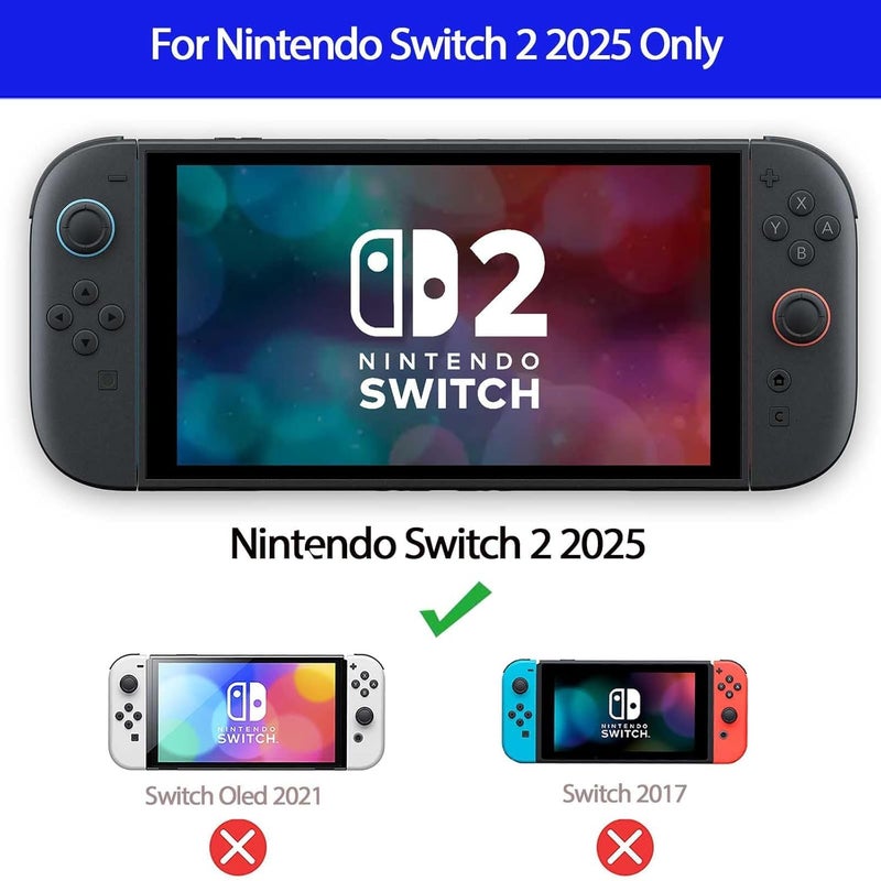 COMCOOL Dockable Case for Nintendo Switch 2 2025 - [Military Grade Drop Protection] Slim Shockproof with Anti-Fingerprint Switch 2 Protective Cover - Yellow - Image 2