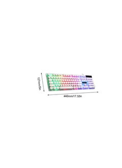 Lemeide Round Key Mechanical Backlit Wired Gaming Keyboard  - Image 3