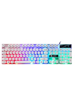 Lemeide Round Key Mechanical Backlit Wired Gaming Keyboard  - Image 1