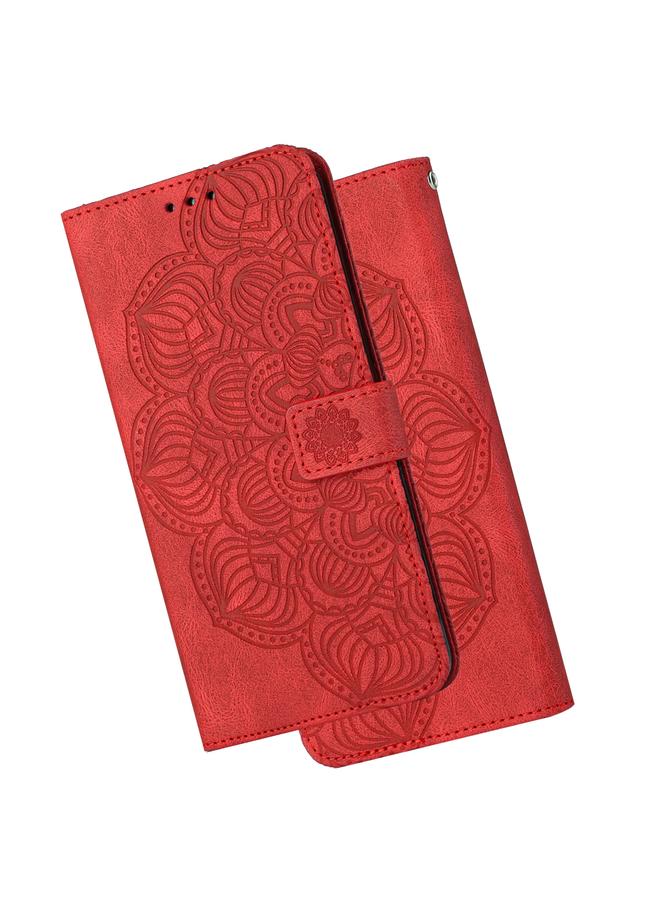 S-TOP Case For OPPO Realme C21 Mandala Embossed Flip Leather Phone Case - Image 2