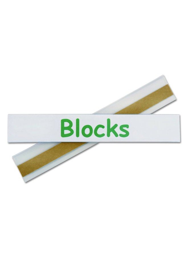 C-Line Self-Adhesive Label Holders, Top Load, 0.5 x 3, Clear, 50/Pack - Image 5