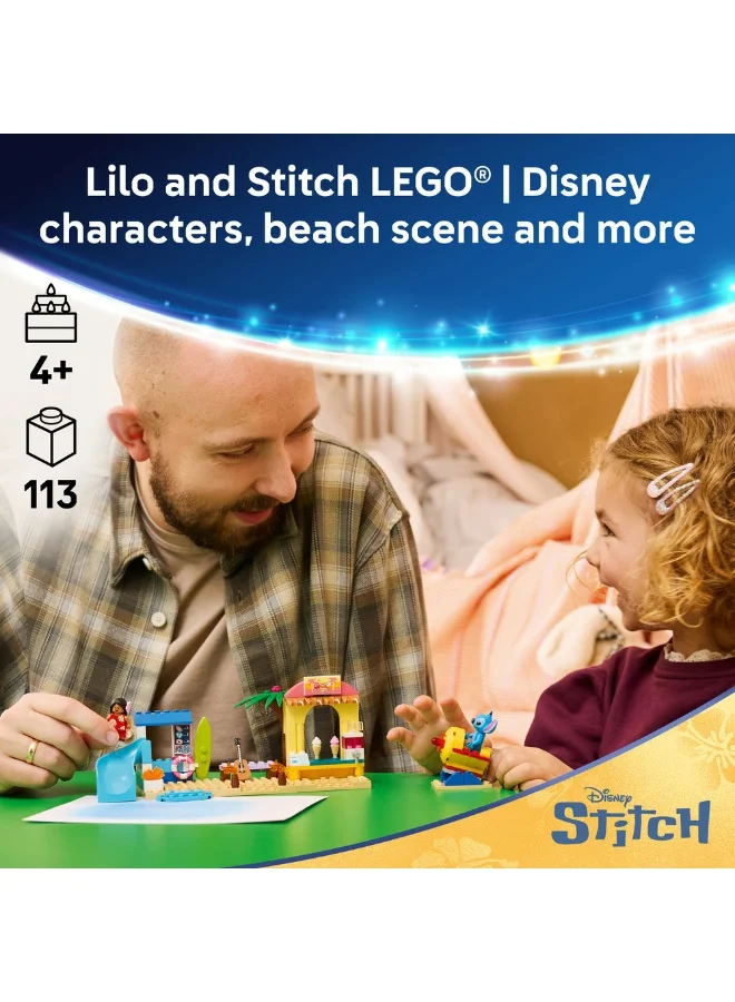 Lego Disney Classic Beach Fun with Lilo & Stitch Set 43280 (Age 4+, 113 Pieces)