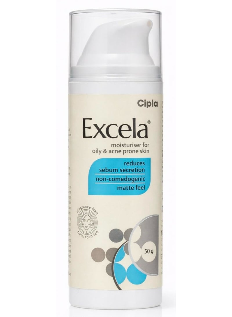 سيبلا مرطب سيبلا إكسيلا للتحكم في الزيوت 50 غرام للبشرة الدهنية والمختلطة والمعرضة لحب الشباب | كريم وجه يقلل من إفراز الدهون | مرطب غير كوميدوغينيك بلمسة نهائية مطفية | خفيف الوزن للاستخدام اليومي | خالٍ من العطور - Image 2