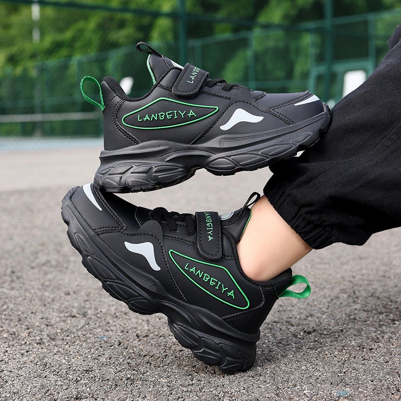 Boys Shoes Large Children'S Light Fashion Casual Sneaker Girls Casual Velcro Student Children'S Sneaker - Image 2