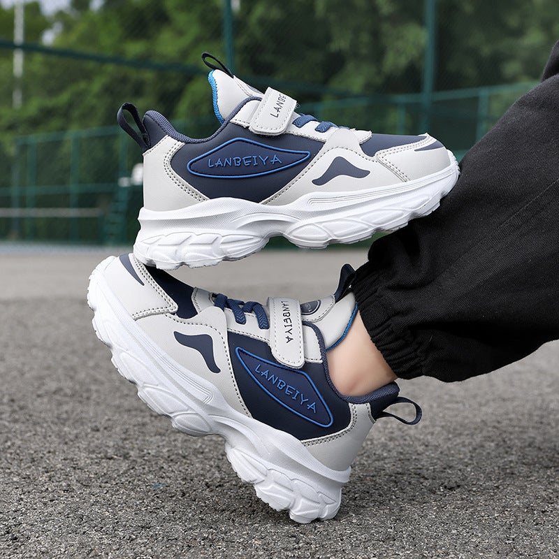 Boys Shoes Large Children'S Light Fashion Casual Sneaker Girls Casual Velcro Student Children'S Sneaker - Image 3