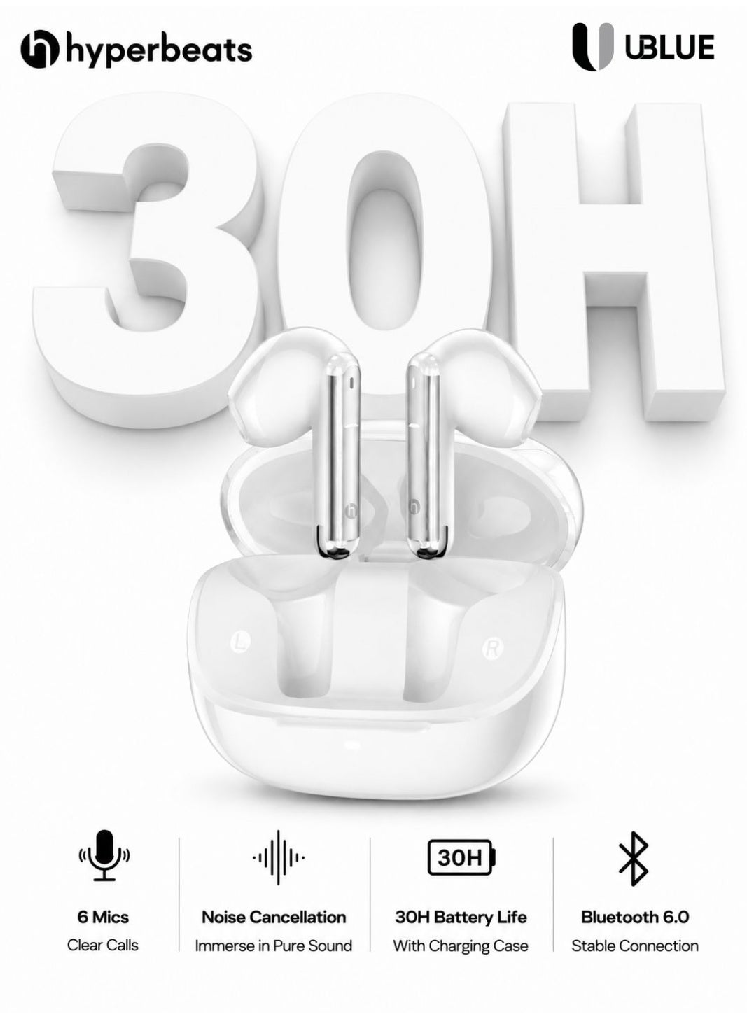 UBLUE UBLUE Hyperbeats Earbuds ZAF44B46897DBC7973B19Z