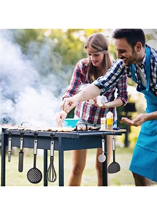 100LBS Swivel Swing Powerful Magnetic Hooks(6Pack) Black Magnetic Swivel Hooks Heavy Duty Magnet Hook Magnetic Hooks for Cruise Cabins - Image 2