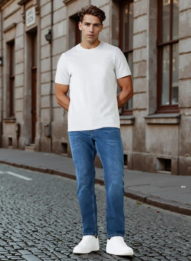 Iconic Iconic Popcorn Textured T-shirt